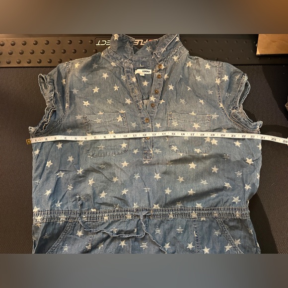 Denim Dress with Stars - Picture 6 of 7
